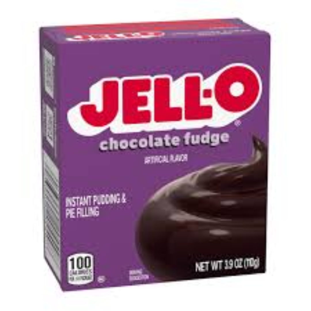 JELL-O INSTANT PUDDING CHOCOLATE FUDGE 96G